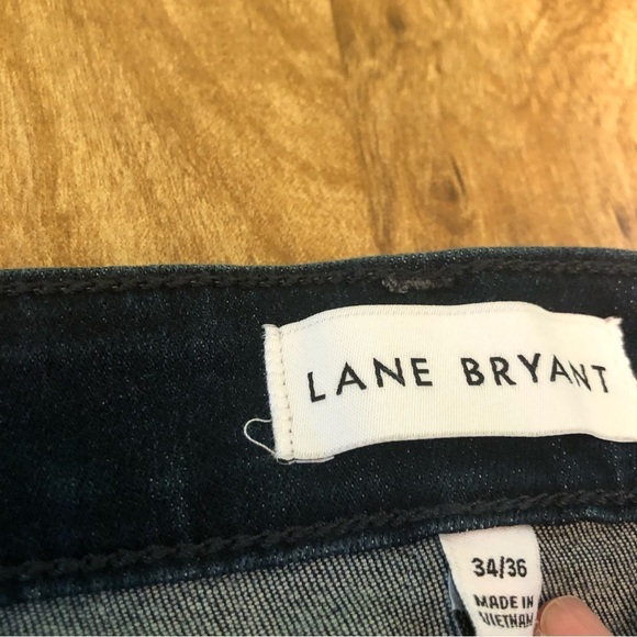 NWT Lane Bryant Signature Fit Straight Mid-Rise Jeans Size 34/36 Stretch 54x31 - Picture 6 of 16